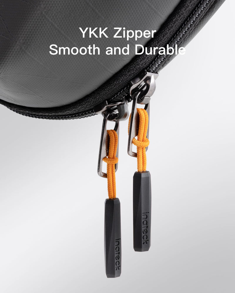 Inateck Electronics Organizer Travel Case, Waterproof Tech Pouch, Travel Organizer Bag Pouch, Electronic Accessories Carry Case, Tech Organizer for Cable, Cord, Charger, Phone, Travel Friendly, Gray Large