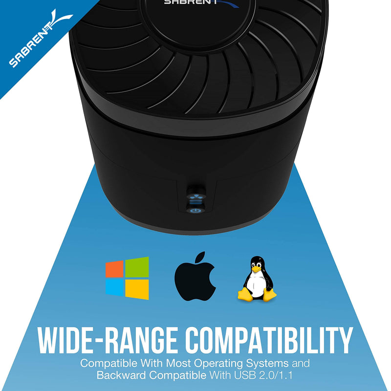 USB 3.0 4 Bay 2.5” Hard Drive/SSD Docking Station with Fan + USB 3.0 to SSD / 2.5 Inch SATA I/II/III Hard Drive Adapter