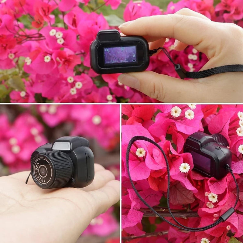Mini Camera Keychain - 1080p HD, DV Video, 64GB for Students & Kids