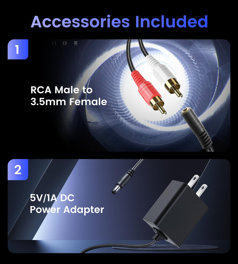avedio links 4K 60Hz HDMI Audio Extractor Converter with CEC, SPDIF + L/R Stereo 3.5mm Out, HDMI2.0 HDCP2.2 Dolby Digital/DTS/Dolby Vision HDR for Fire Stick, Blu-Ray Player 4K 60Hz Black