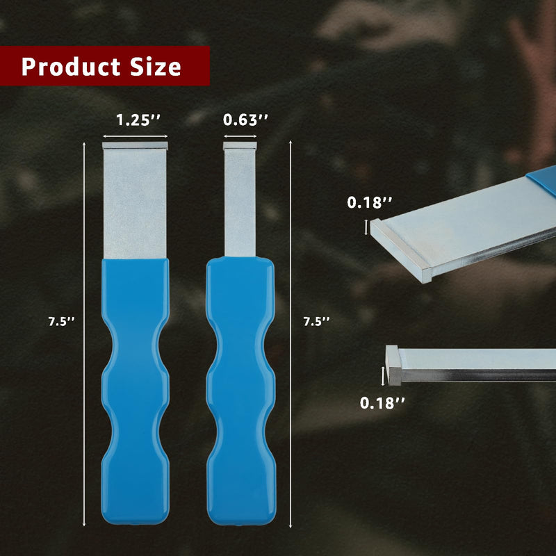 2PCS Carbide Scraper Set, Carbide Gasket Scraper for Metal and Automotive, 1-1/4 Inch and 5/8 Inch Carbide Scraper Set