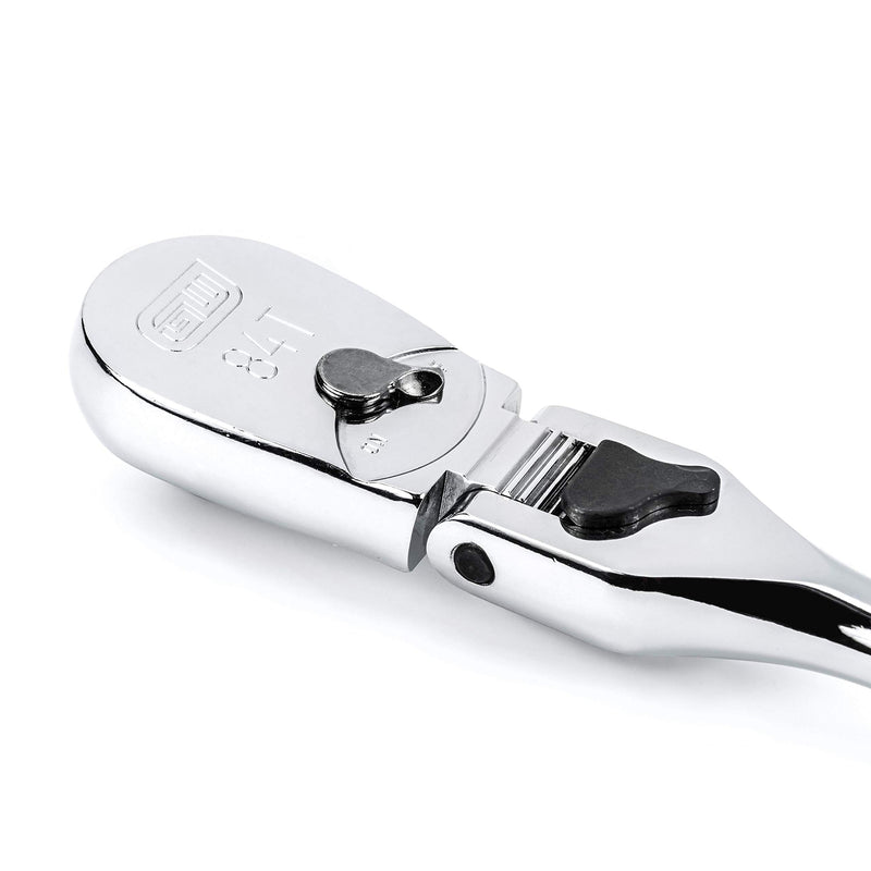 GEARWRENCH 2 Piece Drive 84 Tooth Locking Flex Head Teardrop Ratchet set - 81274A-07 2 Pc. Locking Flex New Version