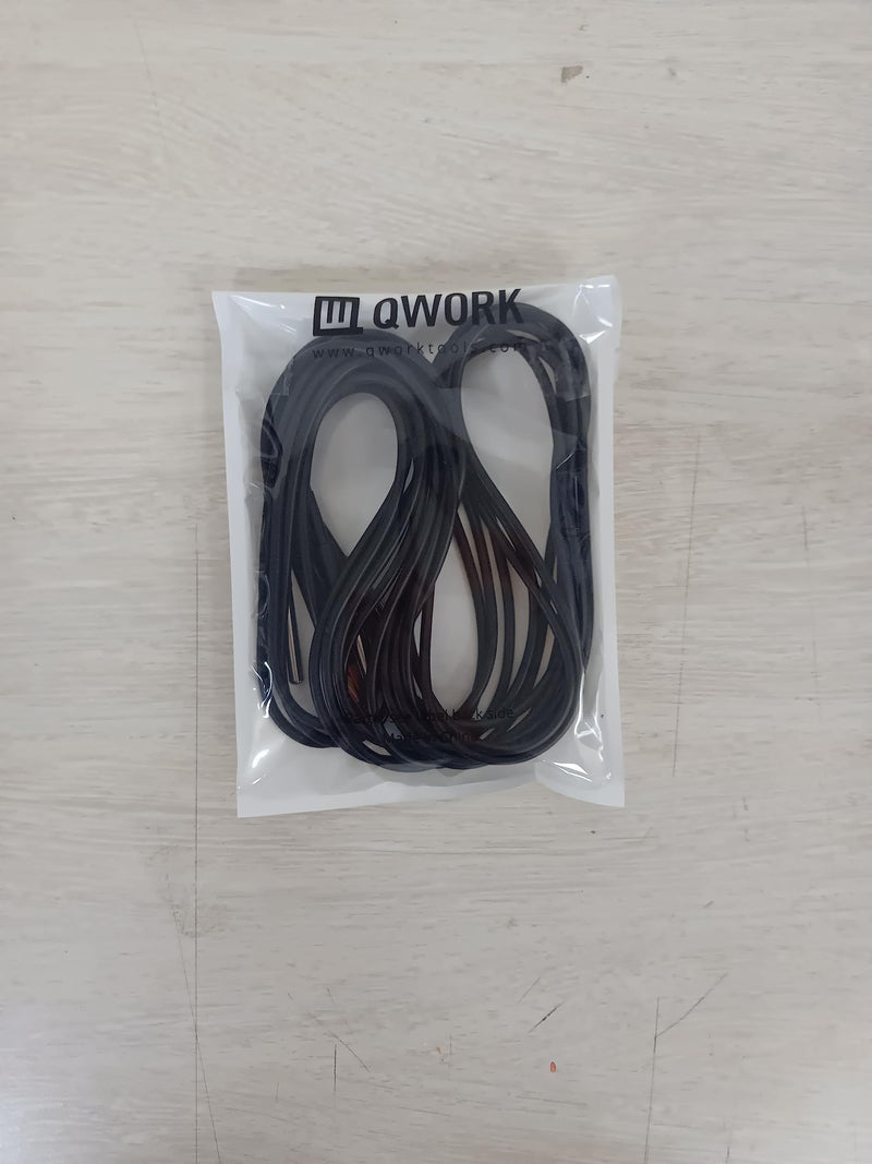 QWORK Pack of 3 DS18B20 temperature sensors, stainless steel temperature sensor, 2 m sensor cable, temperature -55 ° C to + 125 ° C