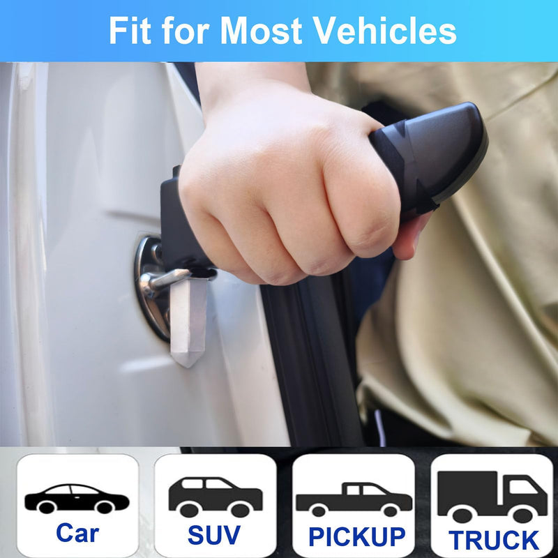 Car Door Handle for Elderly, 2 Pack Car Assist Handles for Elderly, Car Door Support Handle for Seniors and Handicapped, Black