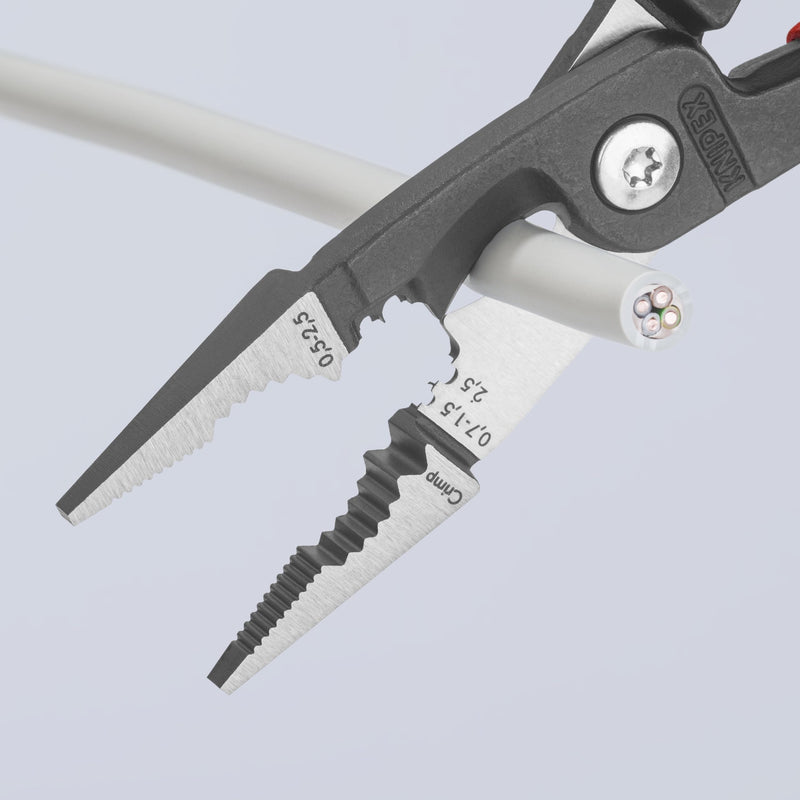 KNIPEX 6-in-1 Electric Install Pliers-Metric Wire
