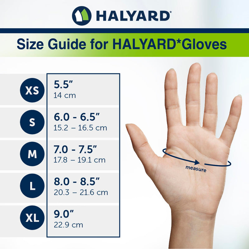 HALYARD FLEXAPRENE Green Exam Gloves - 3.5 mil, 9.5 Inches, Green, Small, Box of 200 - Made with Chloroprene Technology, Non-Sterile, Powder-Free Disposable Gloves Small+9.5inch