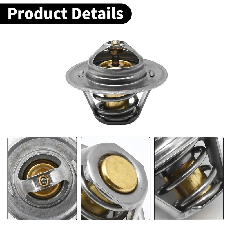 MDEOOSKY Thermostat＆Housing Cover＆O-Ring Replacement for Bettle Golf Jetta, 050121113C 06A121121C 038121119B