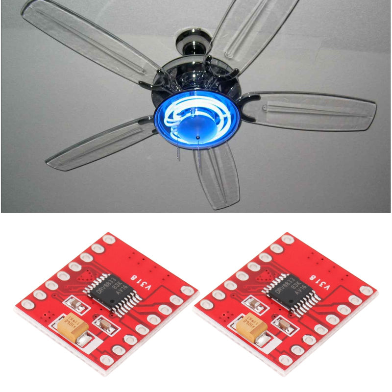 EMSea 5pcs DC Motor Driver Board DRV8833 for TB6612FNG for Computer Motor Fan Light 21 x 18 mm