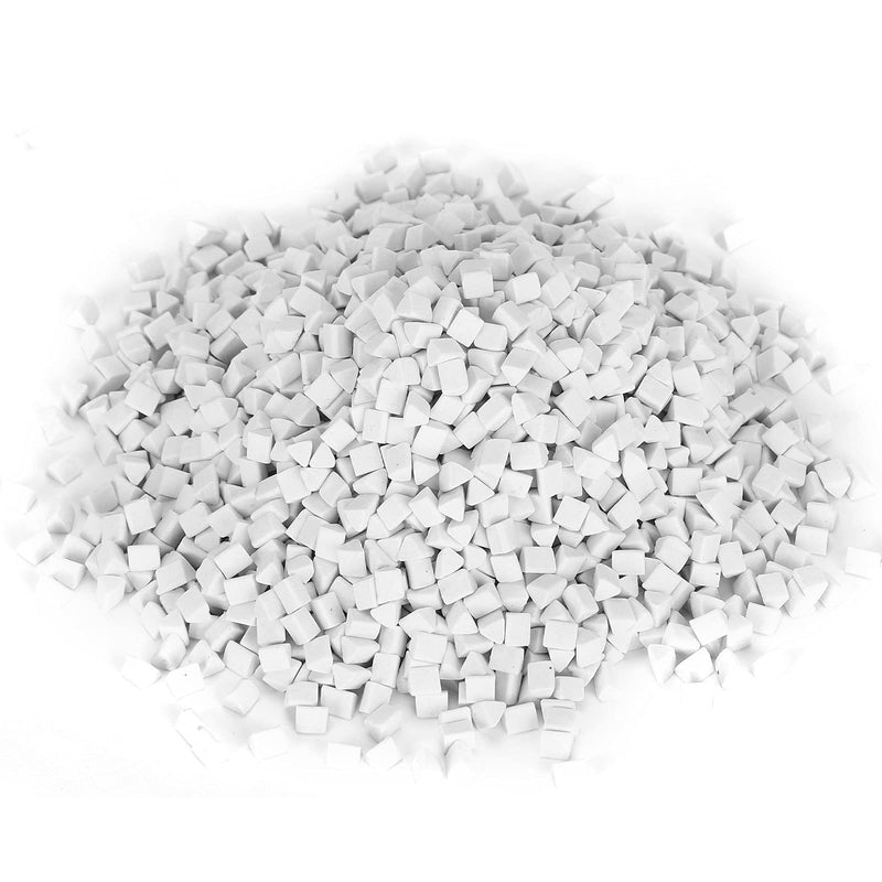 4 mm Ceramic Grinding Body, 500 g Polishing Granules Triangle Ceramic Filling Media Abrasive Polishing Ceramic Triangle Abrasive for Use in Vibrating Tumblers or Rotating Tumblers