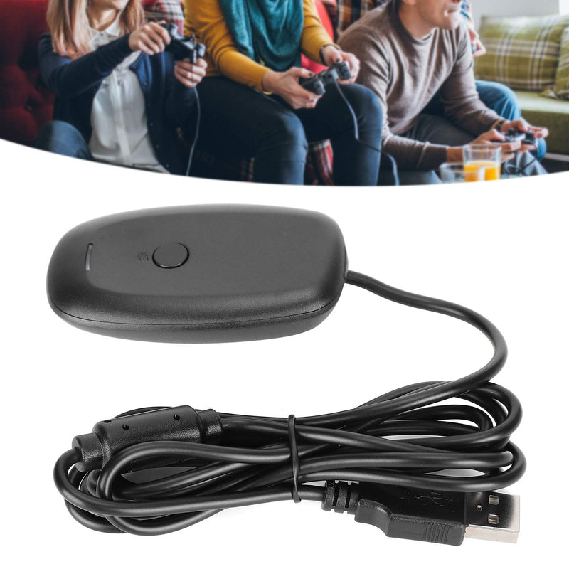 PUSOKEI Game Controller for, No Vibration PC Receiver Gaming Controller Adapter Console with USB Receiver for 360 [Video Game]