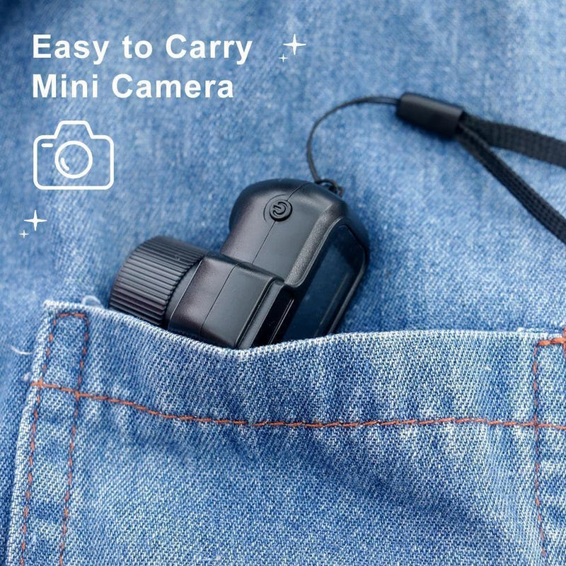 Mini Camera Keychain - 1080p HD, DV Video, 64GB for Students & Kids