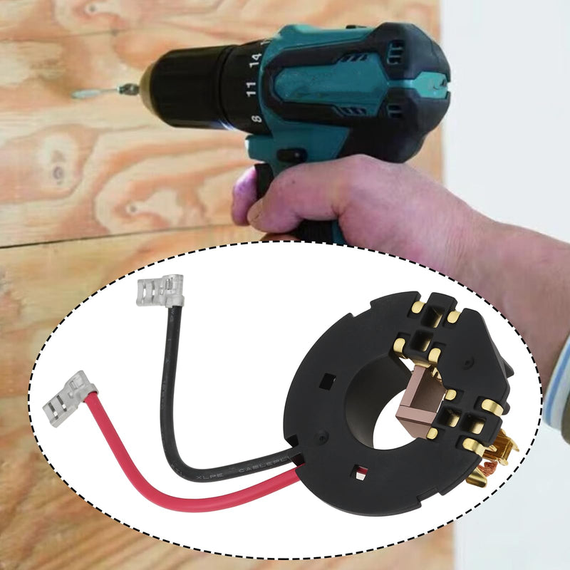 Carbon brush holder replacement OEM 632F21-6 Compatible with Makita DDF482 cordless drill/driver