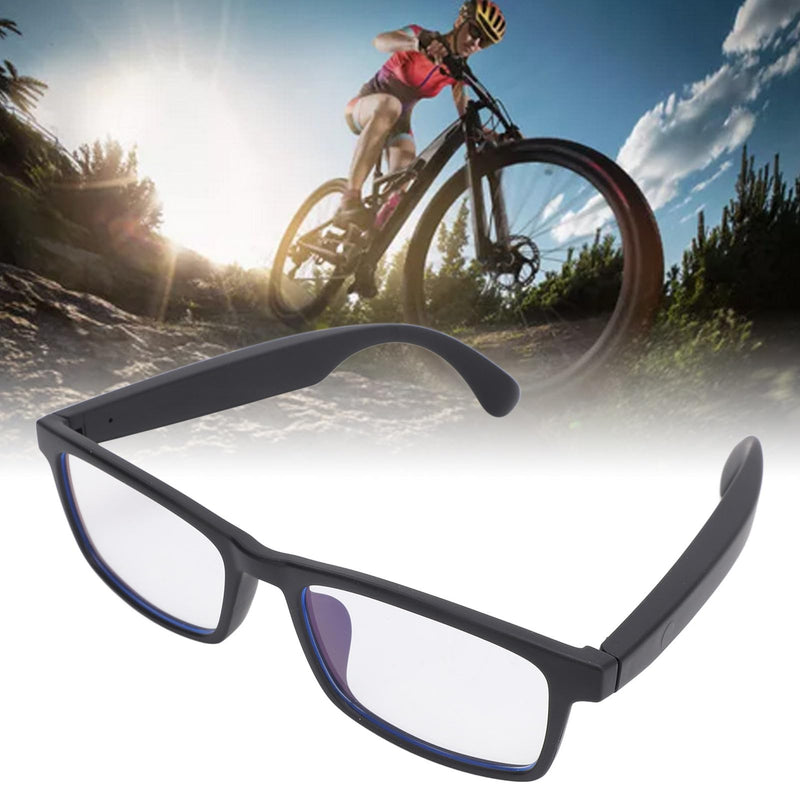 Smart Sound Glasses with Mic, Bluetooth Sunglasses with Blue Light Blocking, Touch Voice Assistant, Sports Smart Glasses for Outdoor Cycling Running Driving