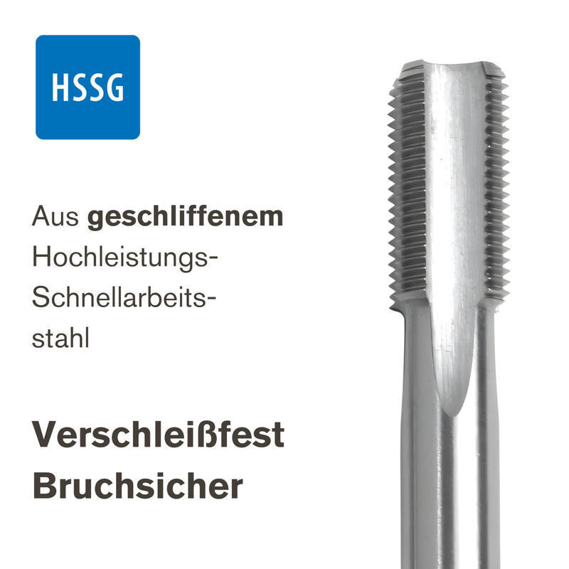 Professional M12 x 1.25 TAPS SET HSS G Pack of 2) MF12 x 1,25