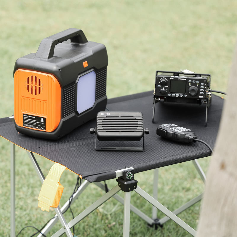Xiegu GY03 3.5mm Plug Rectangular External Speaker with Stereo Sound for CB/Mobile/Ham Radio, HF Transceivers, Compatible X6100 G1M