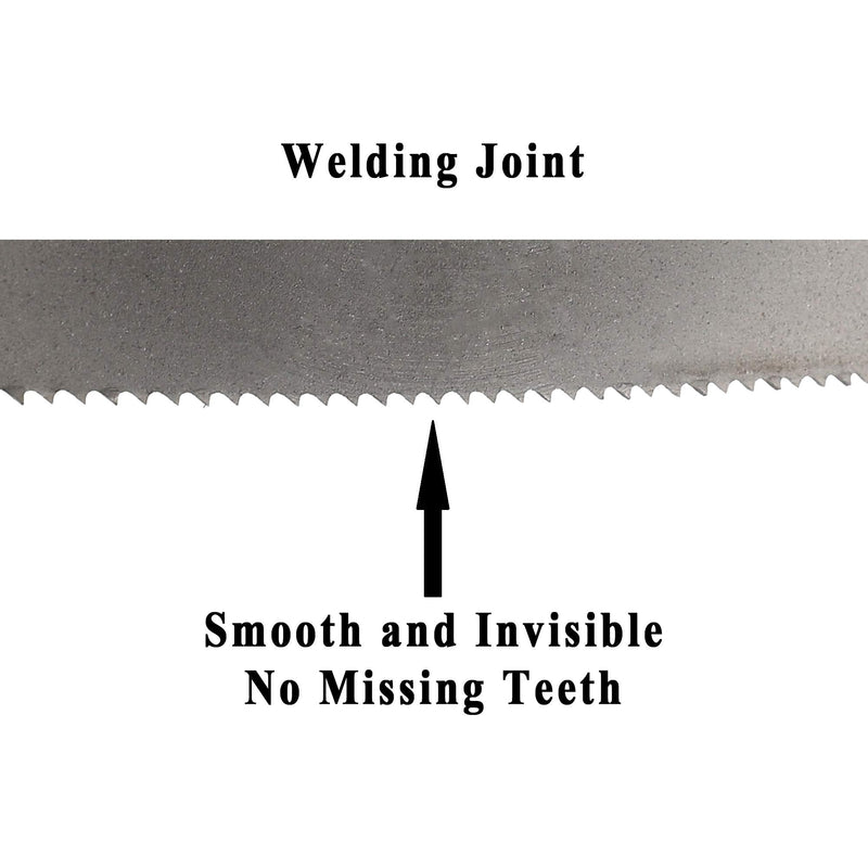 Imachinist S621214 62-inch X 1/2-inch X 14 TPI Bi-Metal Band Saw Blades for Soft Ferrous Metal (Pack of 2) 14TPI (Pack of 2)