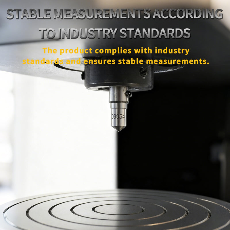 Indenter Hardness Tester, 120° Angle HRC 3 Hardness Test Tip with 6.35 mm Shank, Diamond Penetrator, Diamondd Rockwells Indenter, for Materials with High Hardness (HRC-3)