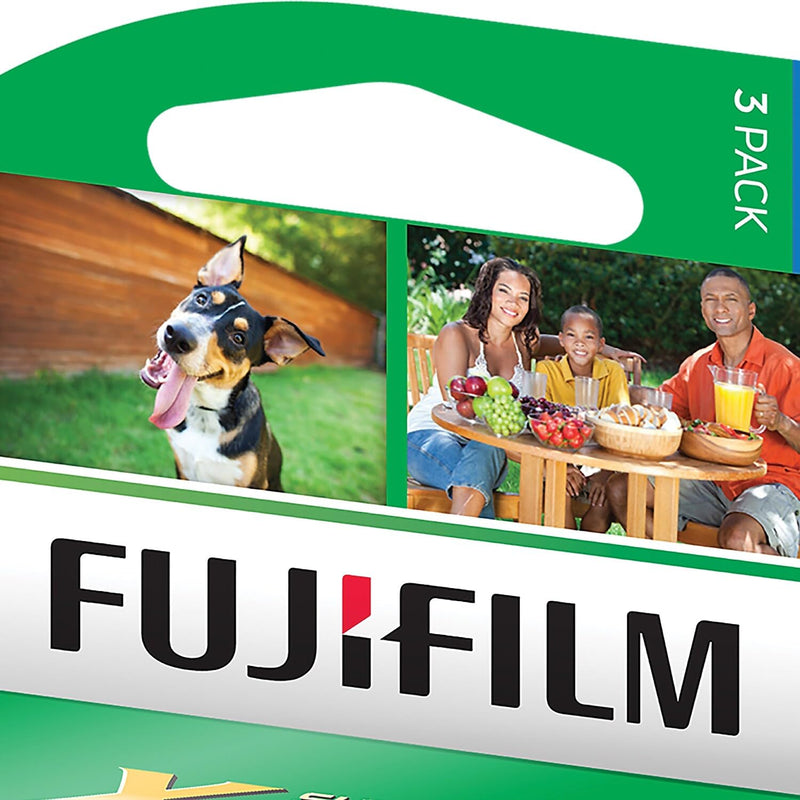 Fujifilm 600022183 Fujicolor 400 Color Negative Film 36 exposures (3 Pack)