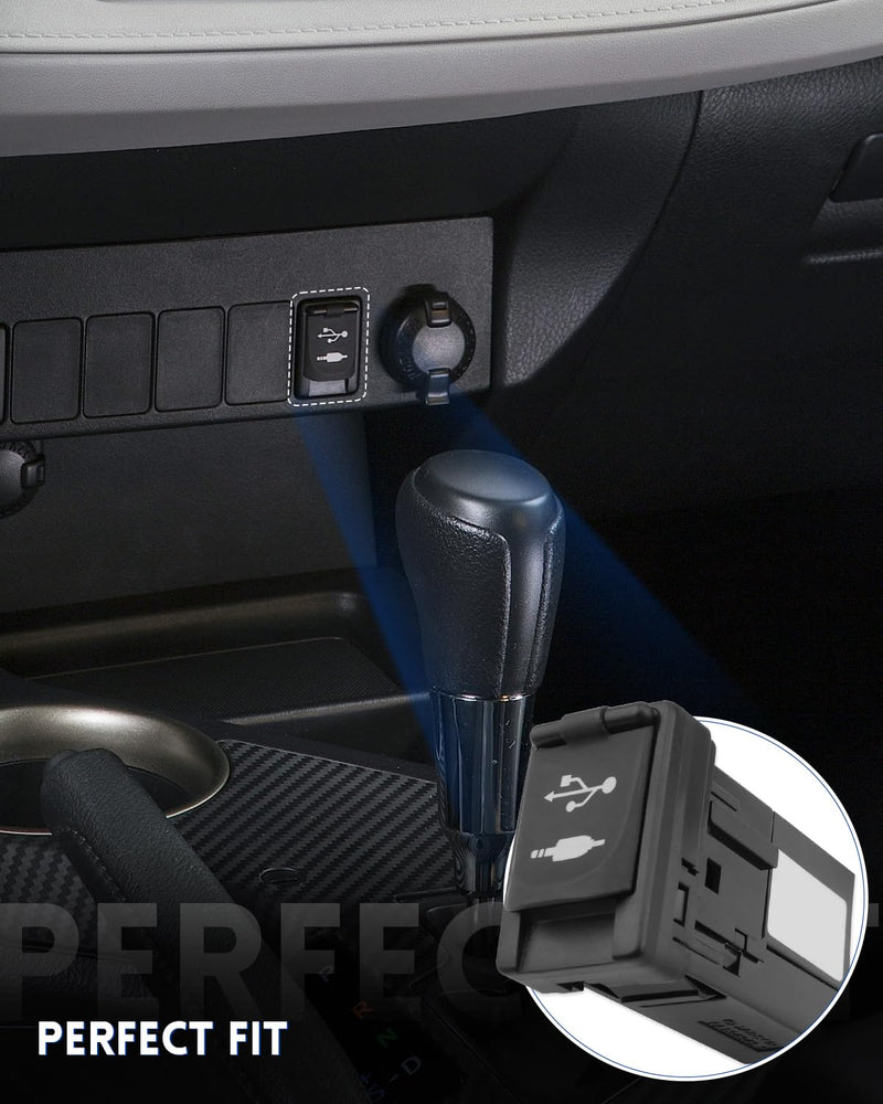 86190-0R010 AUX USB Port Adapter Jack Fit for Toyota Avalon RAV4 Camry Corolla Highlander Tacoma Prius C Sienna Yaris