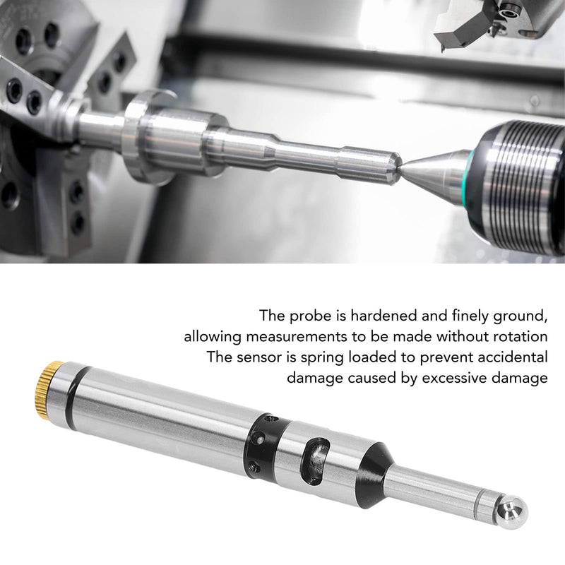 Electronic Optical Edge Finder with LED, 20mm Shank, Non Magnetic Stainless Steel Centering Rod, Total Tone for CNC Lathes and Milling Machines
