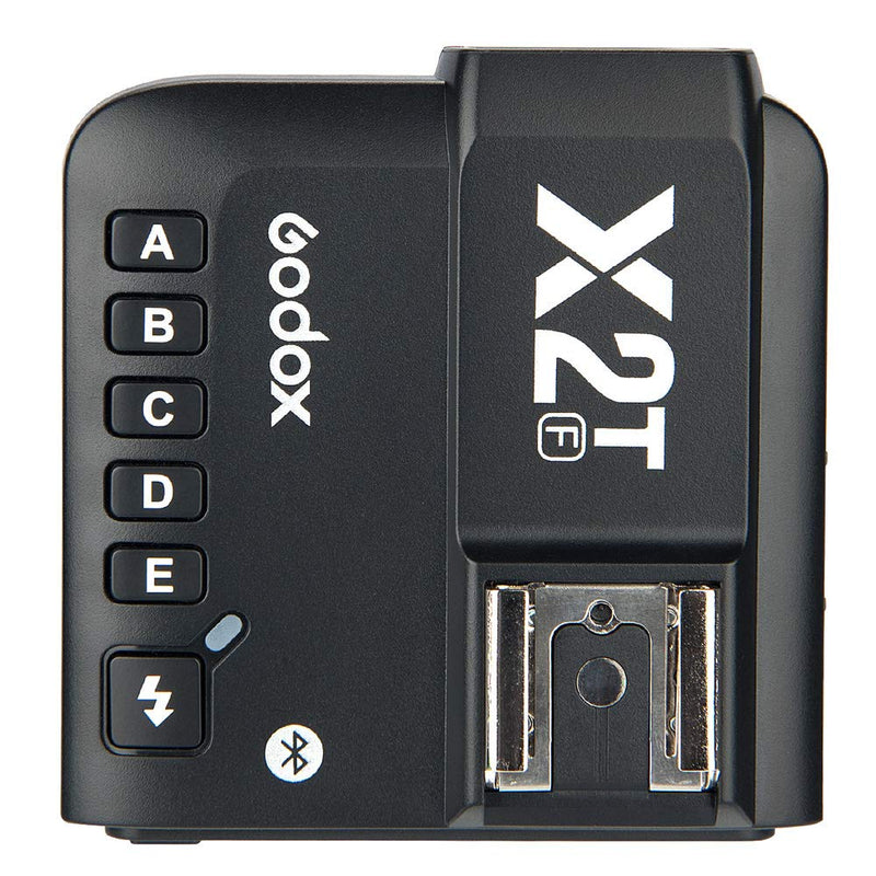 Godox X2T-F Wireless Flash Trigger for Fujifilm, 2.4G TTL II HSS 1/8000s Group Function LCD Control Panel Flash Transmitter Compatible with Fujifilm GRX50S X-T1 X-T2 X-10 X-PRO1 X-A3