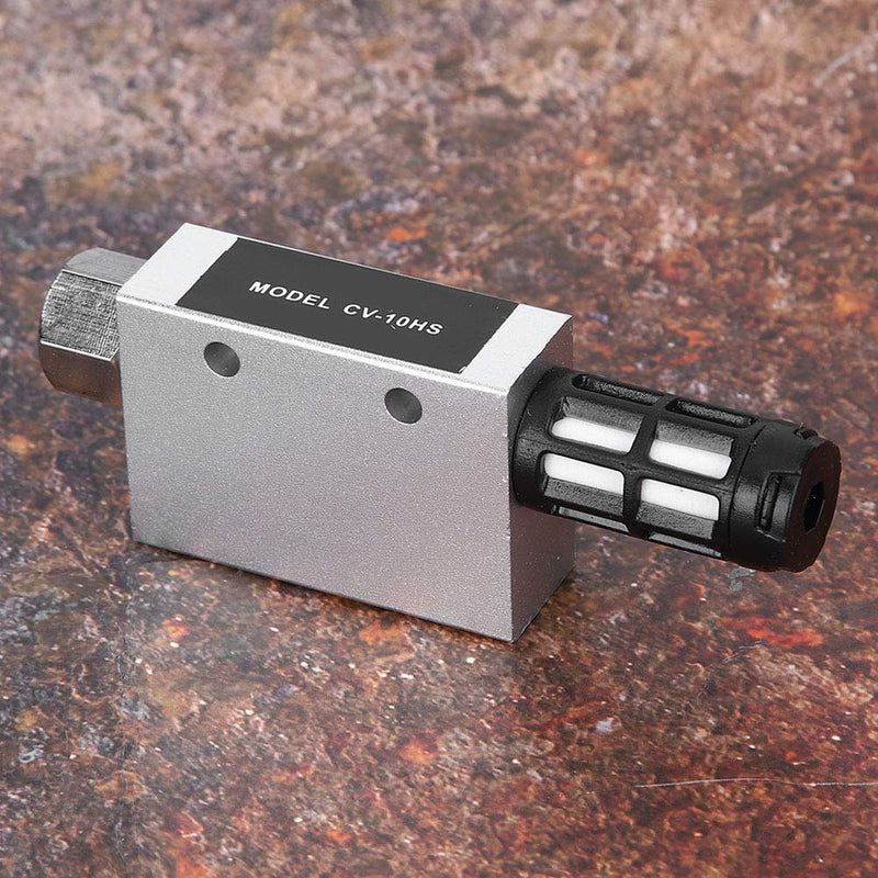 CV-10HS Silencer Vacuum Generator Vacuum Ejector Aluminum Alloy Pneumatic Outlet Valve, 1mm Nozzle Diameter, Large Ventilation