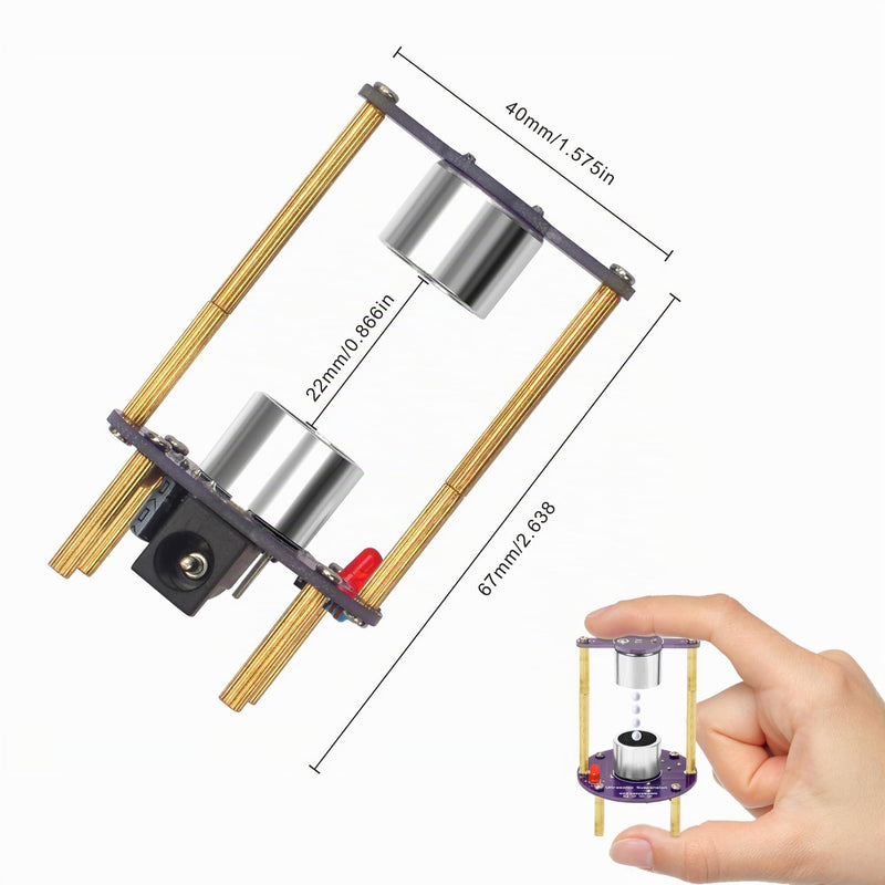 OSOYOO Soldering Exercise Kit for Teenagers & Beginners - DIY Ultrasonic Levitation Electronics Kit with Easy USB Power Supply, STEM Projects, Maker, Learners, Technology Experiments, Workshop