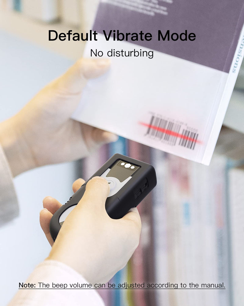 Inateck Bluetooth Scanner 1D Barcode Scanner 2.4Ghz USB Adapter, Screen Scanning, Exclusive Shortcuts, BCST-43