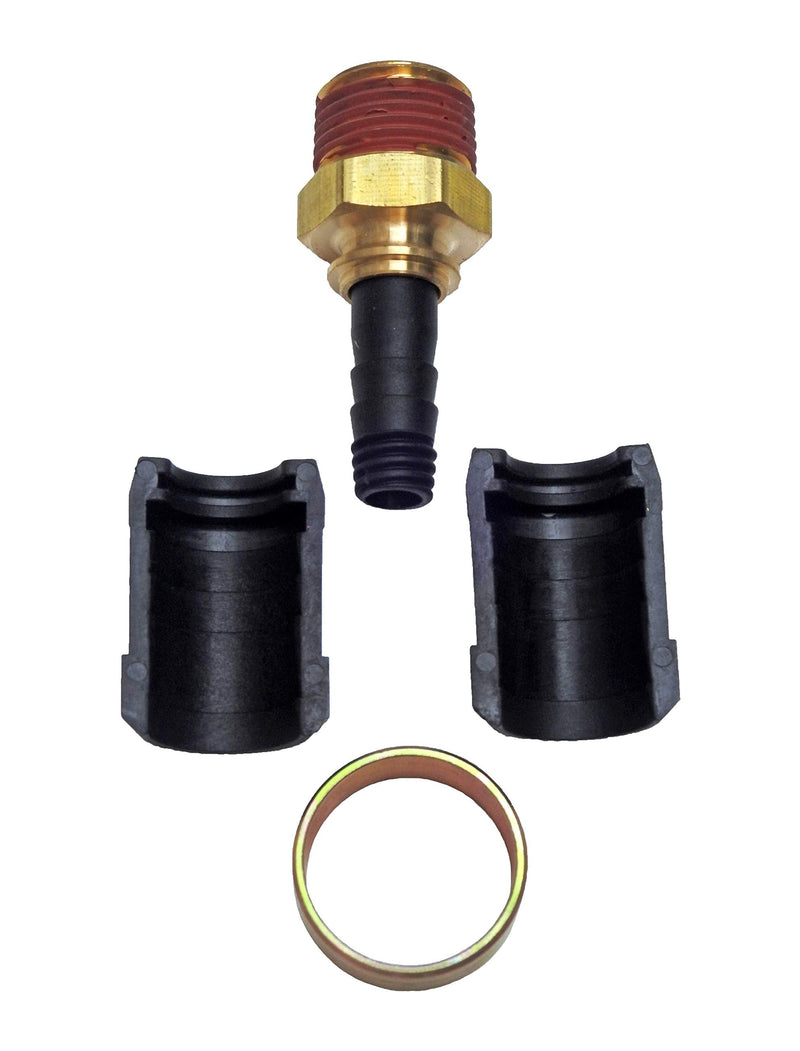 Road Superior Truck Parts Rubber Air Line Quick Repair Swivel Kit for Truck and Trailers, 3/8" NPT Fittings