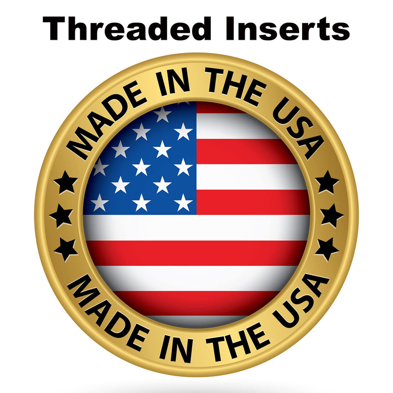 E-Z LOK EZ-329-428 Threaded Inserts for Metal, 1/4-28 Installation Kit, Steel, Black Oxide 1/4-28 (EZ-329-428)