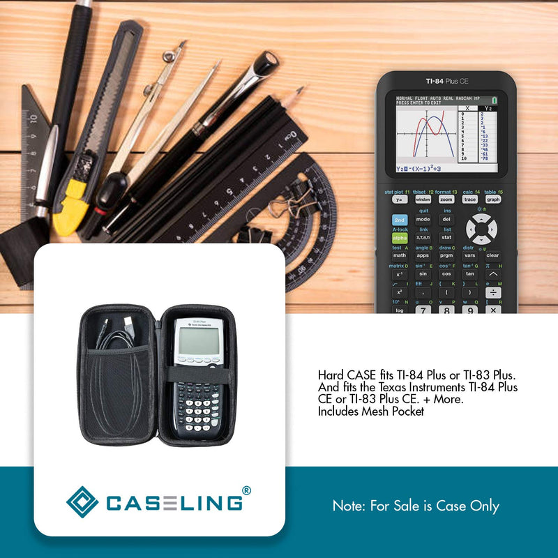 Caseling Graphing Calculator Case fits: TI-84 Plus CE/TI-84 Plus/TI-83 Plus/TI-89 Titanium.