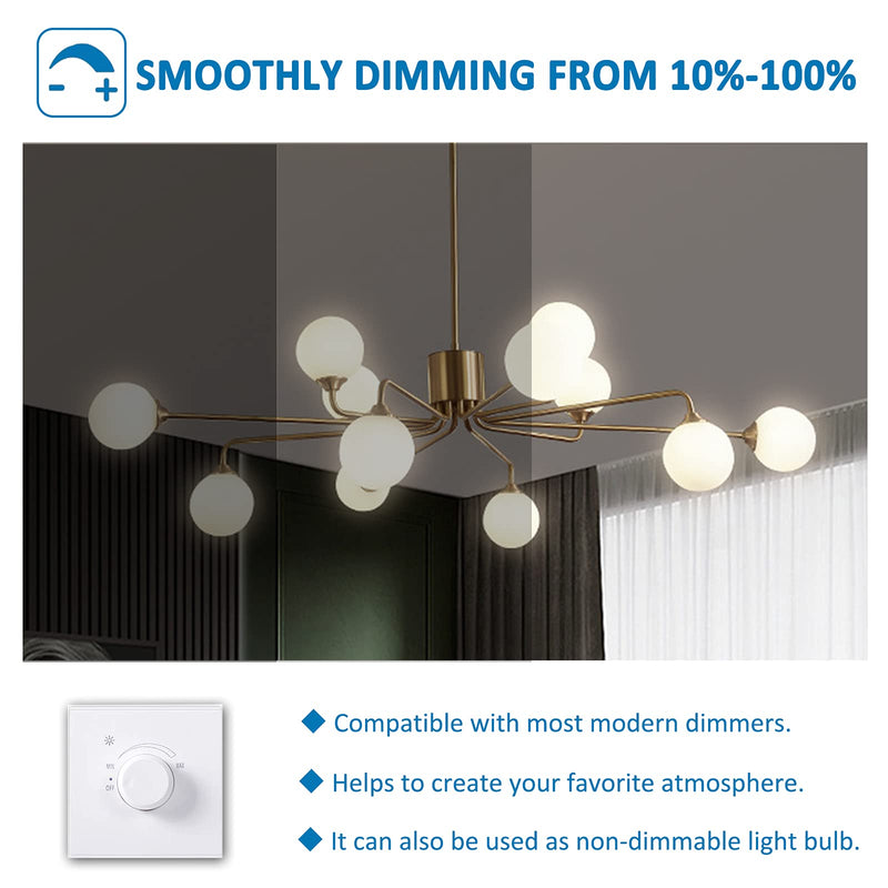 Halogen bulbs G9 33W 230V, 2700K warm white 460lm dimmable, G9 clear halogen plug-in bulbs for wall lamps, chandeliers, floor lamps, 10 pieces 33.0 watts