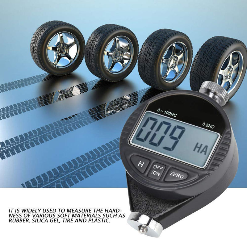 Digital Shore Hardness Tester 100HD C Durometer LCD Display Meter Silicone Tire Rubber Foam (Type C), other measuring tools