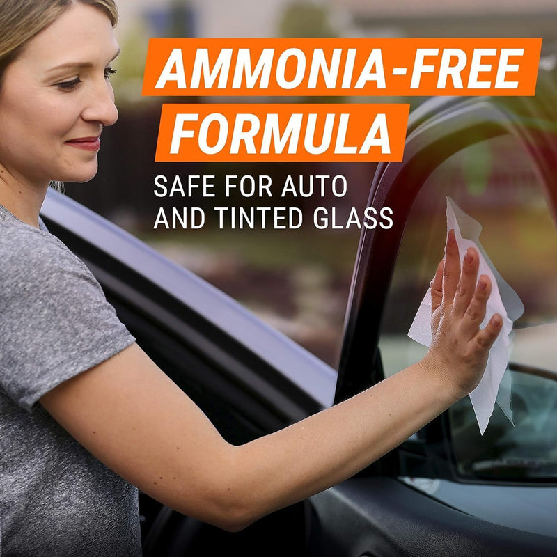 Armor All Car Glass Wipes by Armor All, Auto Glass Cleaner for Film and Grime, 90 Count