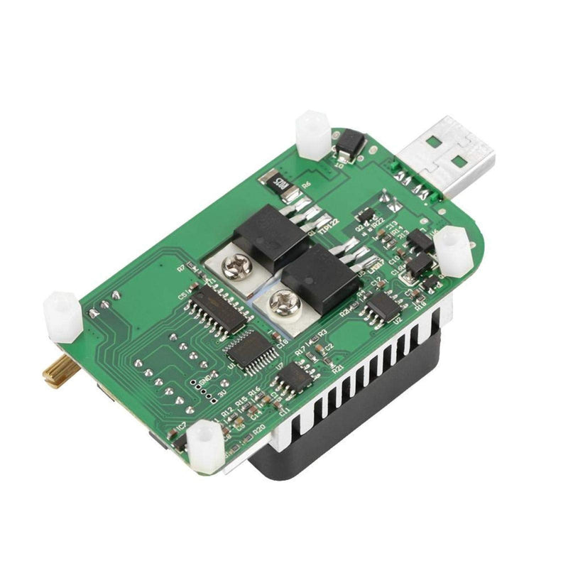 Akozon USB Load Tester Module USB Energy Meter Tester Electronic Load LD25 USB Electronic Load Digital Display Battery Test Adjustable Resistance Voltage Current Meter