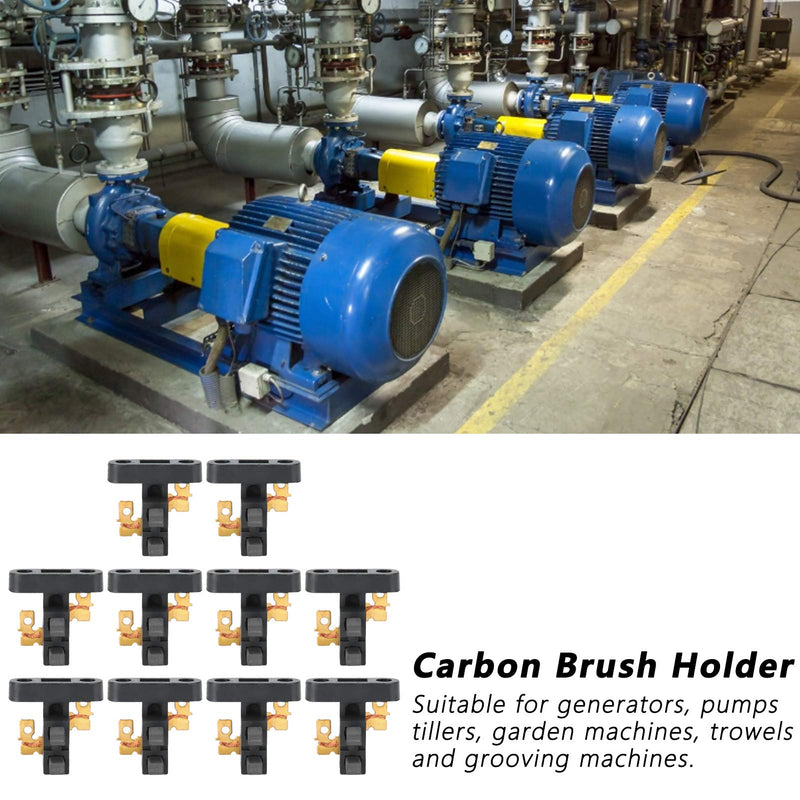 Tissting 10 x carbon brush power generator, carbon brush generator brushes | Holder Power Generator Replacement 5-8KW Generator Carbon Brush for 188F 190F Petrol Generator