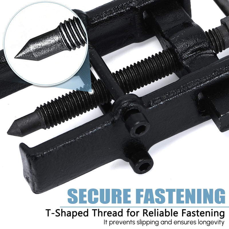 Hypertune Universal 2.5inch Two Jaw Pilot Bearing Gear Puller Bearing Gear Remover Tool Carbon Steel Adjustable Pump Pulley Remover Hand Tool Removal Kit Straight Type 2inch(35*45mm)