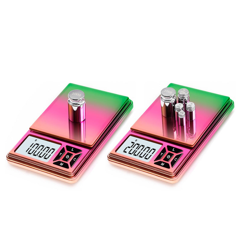 GRAM PRES Calibration Weights, Stainless Steel Scale Calibration Weight Kit | 210g, 9 pieces 1g 2g 5g 10g 20g 50g 100g calibration weight with storage box, tweezers for digital scale