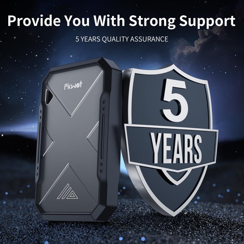 500GB Portable SSD, Up to 2050MB/s, USB 3.2 Gen2 USB-C, IP68 Water & Dust Resistant, Shockproof, External Solid State Drive for Smart TV, Cameras, iPhone 16/15, Windows, Mac and Other Devices (FP90) 500GB