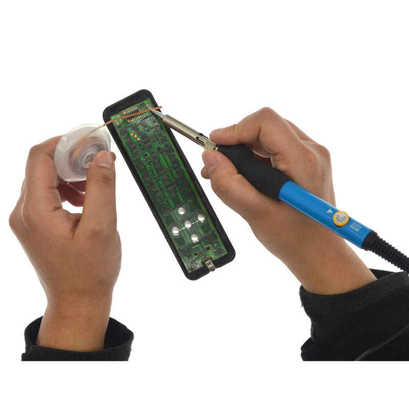 6 Desoldering Braids Desoldering Wire Soldering Wick Soldering Braid Wire Solder Wick Remover for Soldering Iron Station (1.0/1.5/2.0/2.5/3.0/3.5 mm)