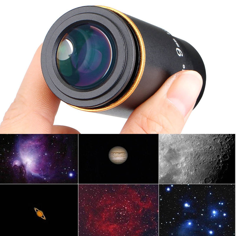 SVBONY Telescope Eyepiece Fully Mutil Coated 1.25 inches Telescope Accessories Set 66 Degree Ultra Wide Angle HD 9mm for Astronomy Telescope