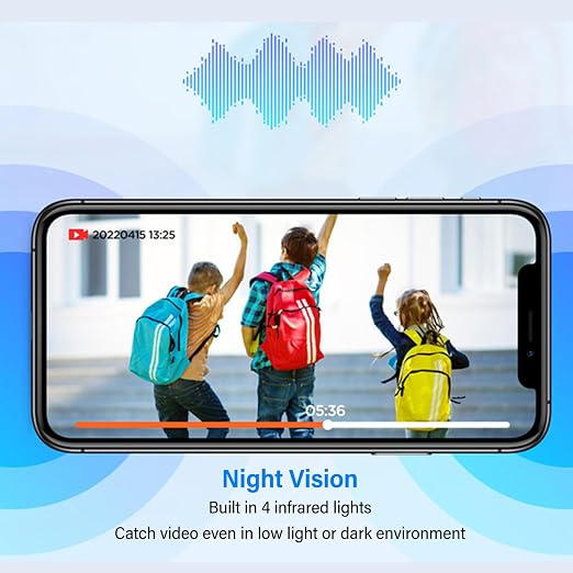 Hidden Body Camera HD 1080P Mini Body Came with Night Vision Wearable Camcorder with 180° Rotatable Lens and Sturdy Clips Small Video Recorder for Security, Indoor, Outdoor