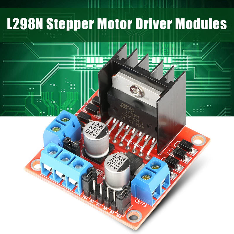 L298N Motor Driver Control Board Module H Bridge Dual Channel Stepper Motor Driver for Smart Car Robot