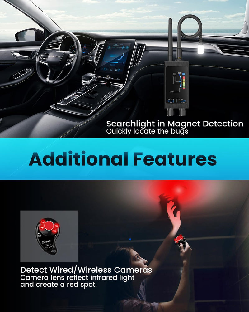 Hidden Camera Detector, Detect GPS Tracker and Hidden Bugs for Travel