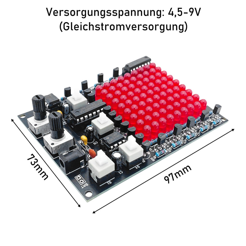 Set of 2 Soldering Kit, Soldering Set Kit, LED Soldering Exercise Set, DIY Soldering Kit, Soldering Learning Set, Soldering Kit, Soldering Kit for Beginners, Students, Soldering Enthusiasts, Learning Training DIY Soldering Project
