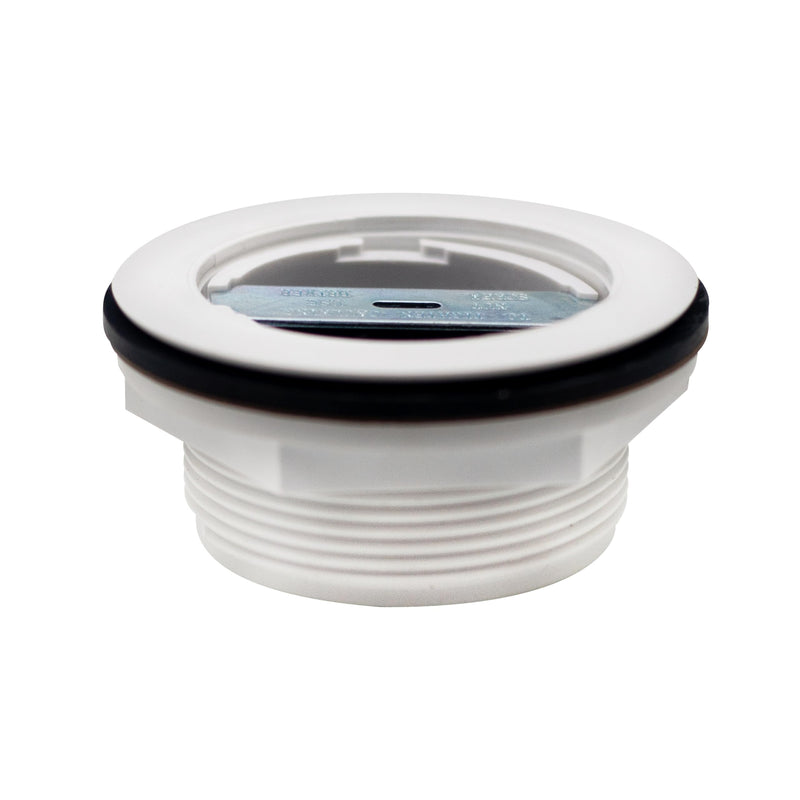 Westbrass A206P-12 2" No-Caulk PVC Compression Shower Drain with 4-1/4" Round Grid Cover, Oil Rubbed Bronze