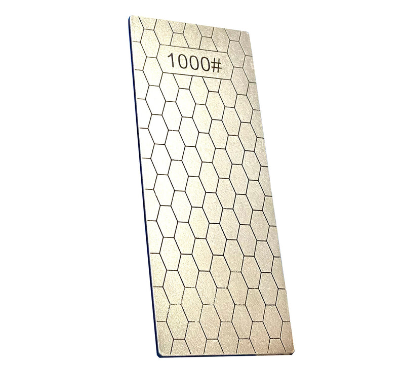 Set of 4 Diamond Sharpening Stones, 400/600/1000/1200 Diamond Plate, Honing Stone Ideal for Chisels, Planer Knives, Outdoor and Kitchen Appliances Grit 400 + 600 + 1000 + 1200