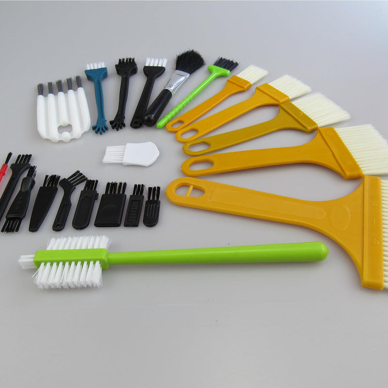 Small Cleaning Brush,Electronics Brush for cleaning computer keyboards,Laptop,sewing machine,Cleaning Brush Kit (Set of 22)