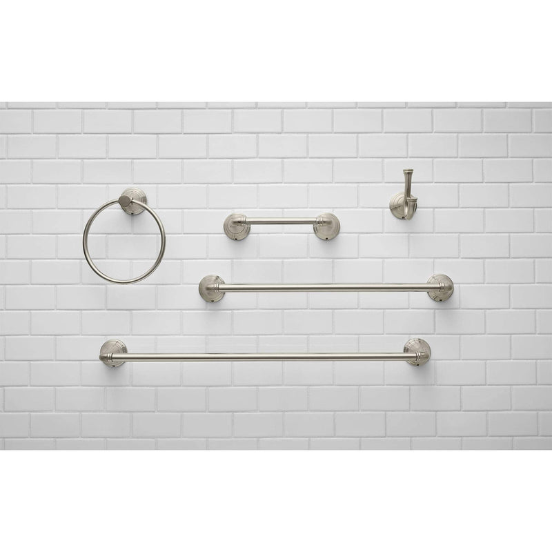 American Standard 7052230.295 Delancey Pivoting Toilet Paper Holder, Brushed Nickel