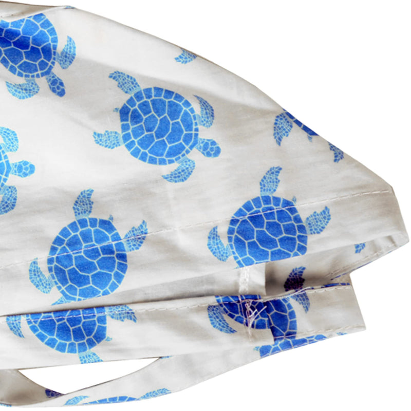 GIMA HOOD VARIOUS PATTERNS Surgical caps made of 100% high quality pure poplin 40 cotton, absorbent, highly breathable, latex-free M Medium or short hair turtles
